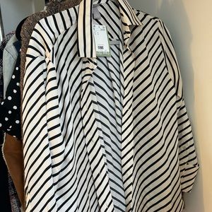 H&M striped blouse